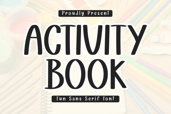 Acrivity Book: A Minimalist Sans Serif Font for Handmade Labels and Branding