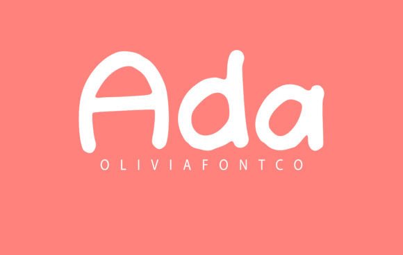 Ada: A Bold Blackletter Font