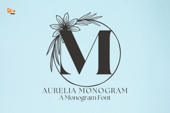 Aurelia Monogram: Elegant Font for Campaigns