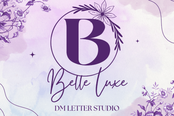 Belle Luxe Monogram: A Serif Font That Lifts Campaign Visuals