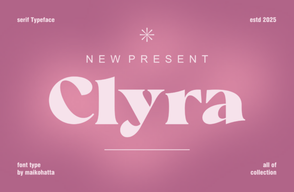 Clyra Serif: A Refined Typeface for Editorial Storytelling