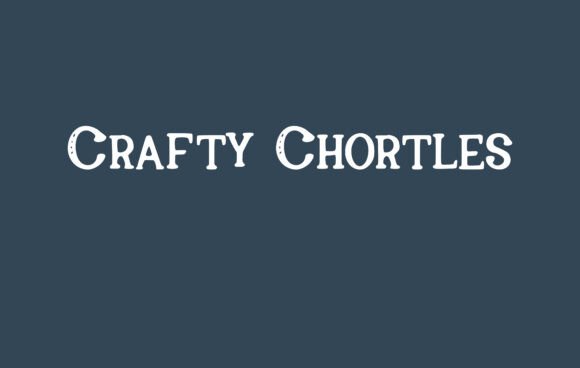 Crafty Chortles: A Handwritten Serif Font for Handmade Product Design