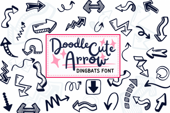 Doodle Cute Arrow: A Fun Font for Sharper Campaigns