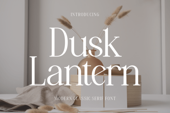 Dusk Lantern: A Serif Font Built for Editorial Storytelling