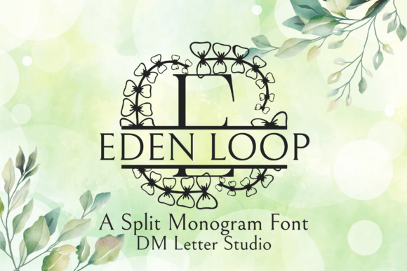 Eden Loop Split Monogram: A Web Designer’s Review of This Ornamental Serif Font