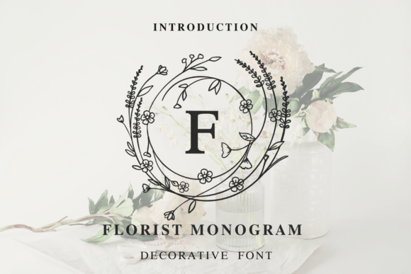 Florist Monogram: A Font Review for Editorial Design
