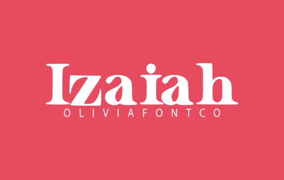 Izaiah Font: Modern Typography for Publishing