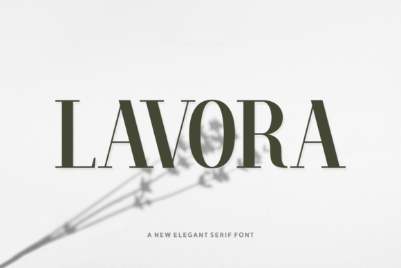 Lavora: A Refined Serif Font for Modern Branding