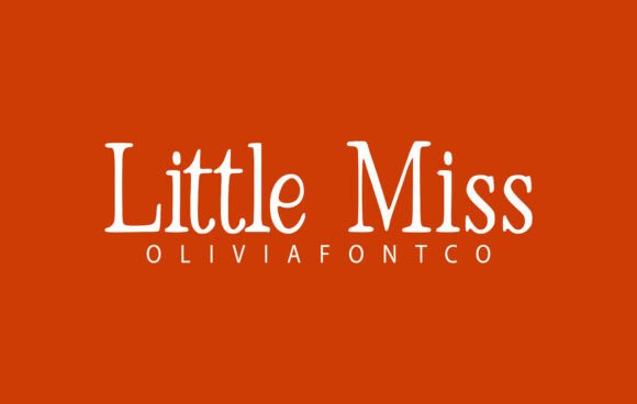 Little Miss: A Handwritten Serif Font for Crafters and Makers