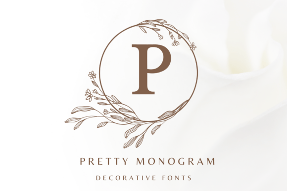 Pretty Monogram: A Crafters Font for Elegant Handmade Products