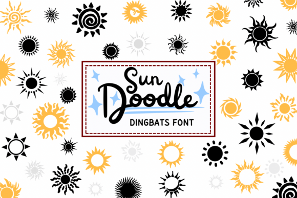 Sun Doodle: A Bright Dingbats Font