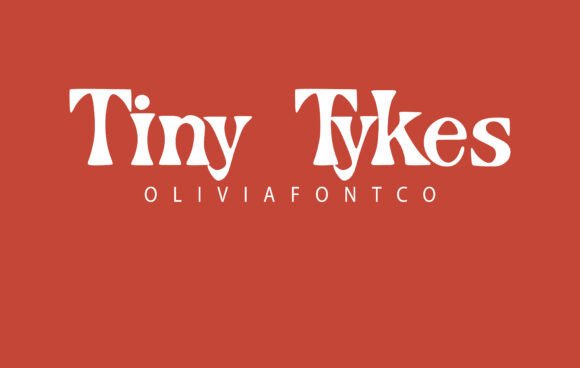 Tiny Tykes Font: Handwritten Serif for Modern Branding