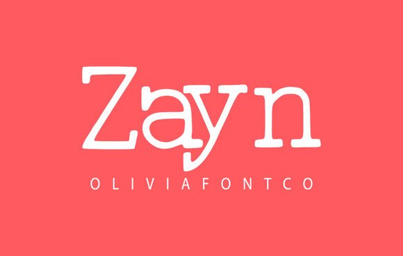 Zayn: A Serif Font with Heart